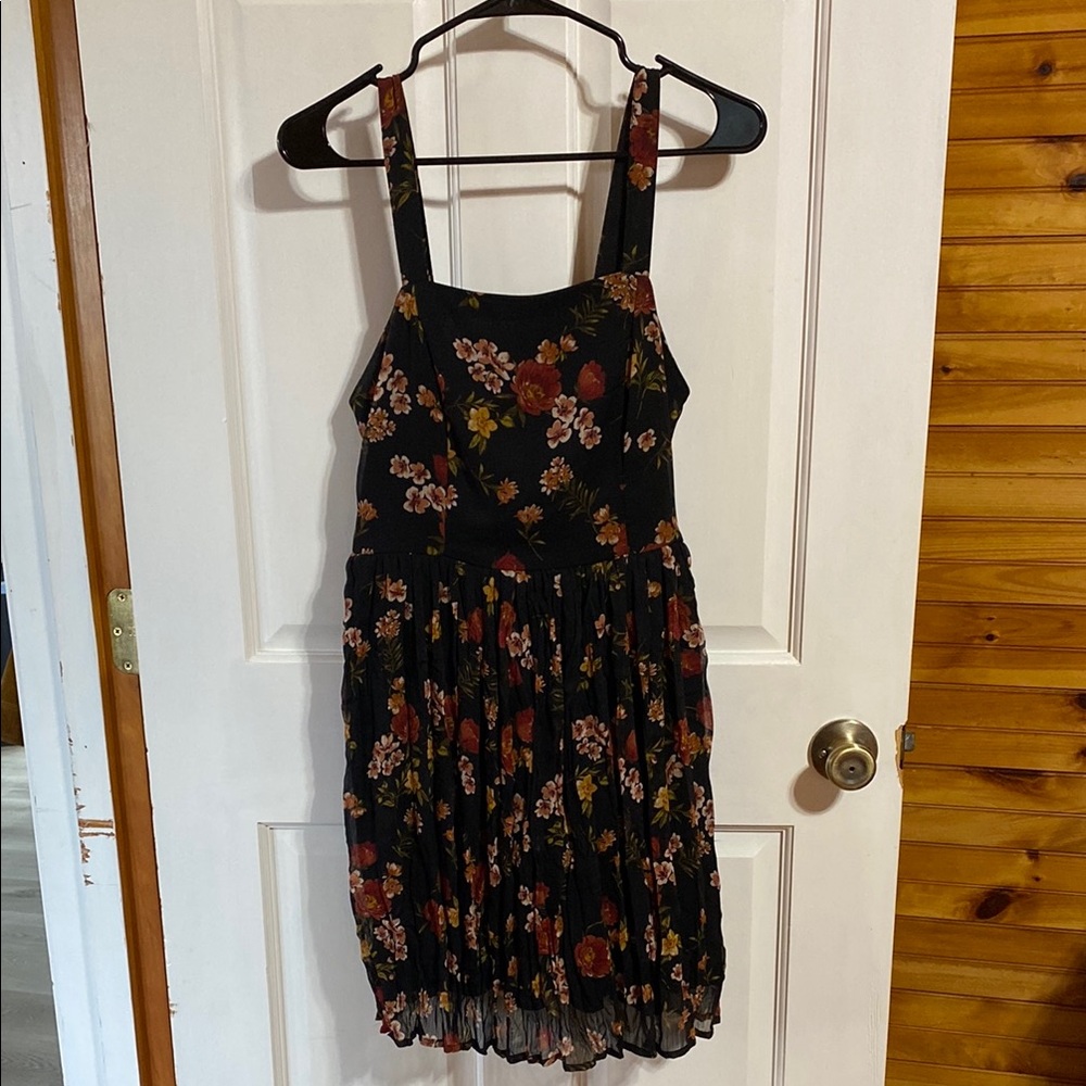 Xhilaration Floral Black Dress